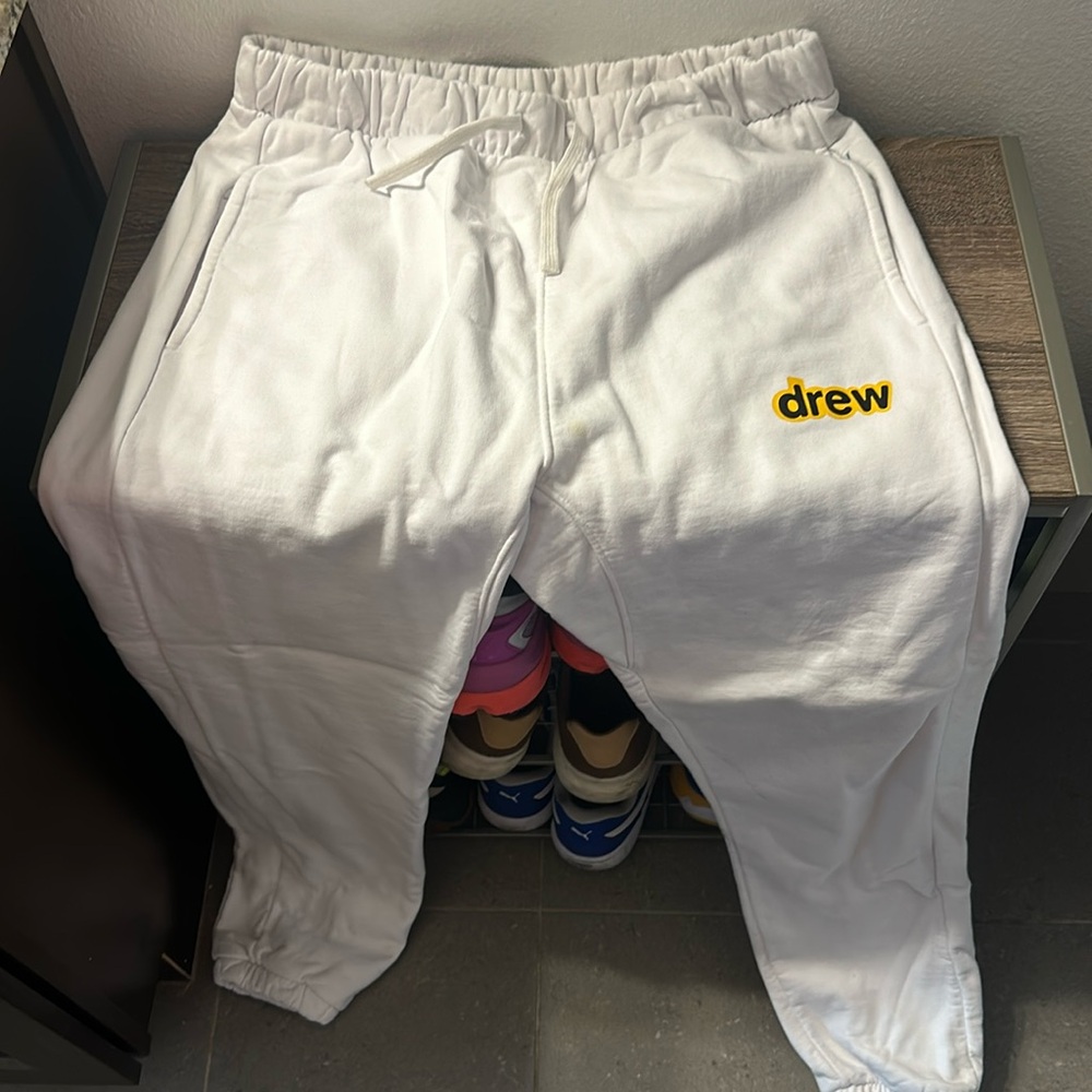 Brand NEW Drew House sweatpants. White, M.